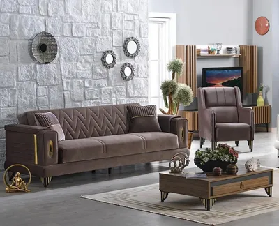 Produktbild von Couch Sofa Sofagarnitur Wohnlandschaft Sitzgarnitur Polstermöbel Sitzgruppe 3+1