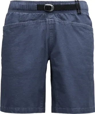 M Ethos Shorts von Black Diamond in Blau; geeignet für Klettern und Bouldern; mit elastischem Bund und Gürtelschlaufen.