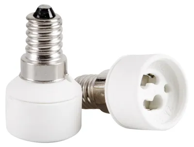 Immagine prodotto di 2x adattatore per lampada convertitore da presa E14 a adattatore per lampada con presa GU10