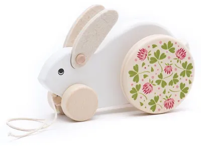Produktbild von Bajo Holzspielzeug Hase - buntes pädagogisches Spielzeug