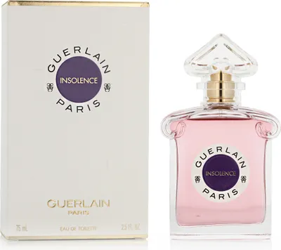 Produktbild von Guerlain Insolence, Frauen, 75 ml, Nicht nachfüllbare Flasche, Spray, ALCOHOL - PARFUM (FRAGRANCE) - AQUA (WATER) - ALPHA-ISOMETHYL IONONE - ETHYLHEXYL..., 1 Stück(e)