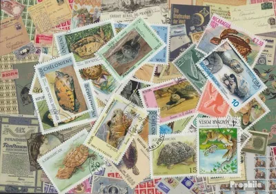 Produktbild von Briefmarken Motive 25 verschiedene Schildkröten Marken