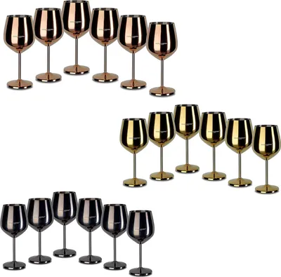 Produktbild von ECHTWERK Edelstahlgläser 0,5l (6tlg., gold) -