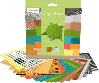Immagine prodotto di avenue mandarine52504MD  avenue mandarine Origami-Faltblätter "Zoo"