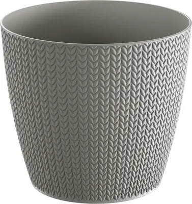 Produktbild von Prosperplast 5.4l Wheaty Collection 218x218x193 Mm Blumentopf Silber Silber One Size