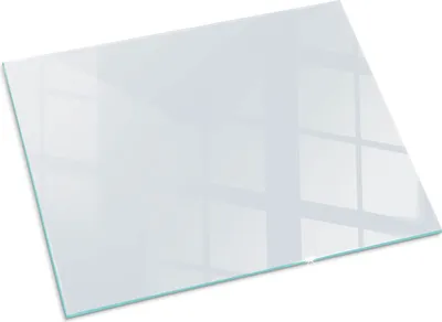 Immagine prodotto di Colore: Grigio chiaro – Piastra in vetro per: Stufa a legna – Piastra per camino in vetro – Vetro protettivo – Piastra protettiva antiscintille – Piastra in vetro resistente al fuoco – Piastra protettiva dal calore – Protezione per il pavimento in vetro – 80x60 cm