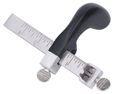 Produktbild von Leder-Spitzenschneider, Griff-Design, prägnante Klingen, Lederhandwerk, Handstreifen-Schneidwerkzeug
