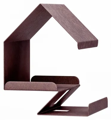 Obrázek produktu pro Alberts Kreativ ptačí budka, ocelová budka v módní barvě, ptačí hnízdo k zavěšení nebo položení, velikost 150 x 150 x 180 mm