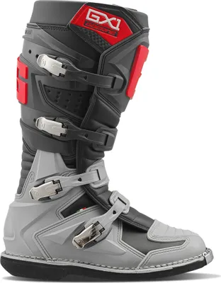 Zdjęcie produktu dla Buty motocrossowe Gaerne GX1 Goodyear, szaro-czerwone, rozmiar 40