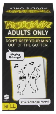 Produktbild von Mattel Games PICTIONARY ADULTS ONLY, Brettspiel, Zeichnung, 18 Jahr(e)