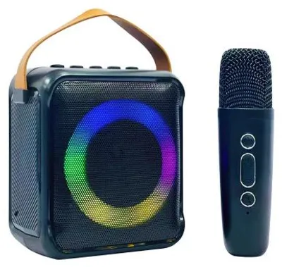 Image de Mini-enceinte Bluetooth KARAOKE noire