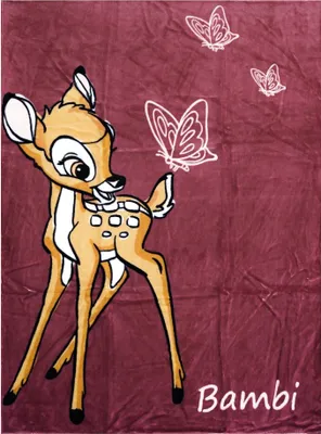 Immagine prodotto di Coperta Bambi coperta per bambini coperta in pile per bambini 100 x 75 cm