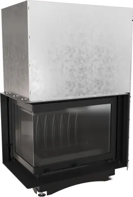 Immagine prodotto di Inserto per caminetto in ghisa KRATKI MAJA sinistro 8 kW Ø 150 con porta scorrevole
