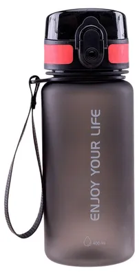 Produktbild von IQ - Sportflasche "Sumber", 400ml IG644 (Einheitsgröße) (Schwarz/Rot)