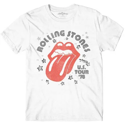 Produktbild von The Rolling Stones Aero Tongue White M T-Shirt