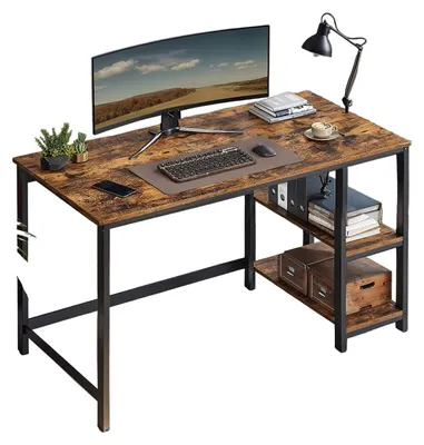 Produktbild von Vintage-Schreibtisch – Computertisch – stilvolles Design – Eisengestell – 60 x 120 x 75 cm