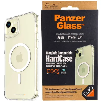Imagen del producto de Funda PanzerGlass HardCase con MagSafe para iPhone 15 Plus, compatible con D3O