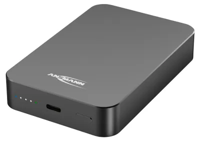 Zdjęcie produktu dla Ansmann 1700-0199, 10000 mAh, Litowo-polimerowy (LiPo), Bezprzewodowe ładowanie, 3,7 V, Antracyt