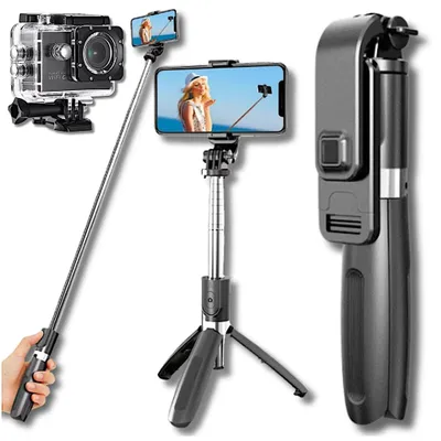 Zdjęcie produktu dla Selfie Stick Statyw Do Telefonu Tripod Z Pilotem Kijek Statyw Bluetooth Bt
