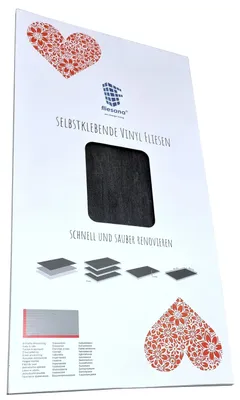 Produktbild von 3 Stk. KOMET Fliesana - Wasserdichte Klebefliesen für Bad & Küche - Modernes Design - Natursteineffekt – Küchenrückwand Fliesen überkleben