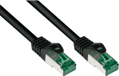 Produktbild von Kabelmeister SO-37321, 15 m, Cat6a, S/FTP (S-STP), RJ-45, RJ-45, Schwarz