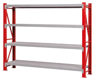 Produktbild von Schwerlastregal Mod. Industrie - Höhe: 2500 mm, Breite: 2005 mm, Tiefe: 500 mm