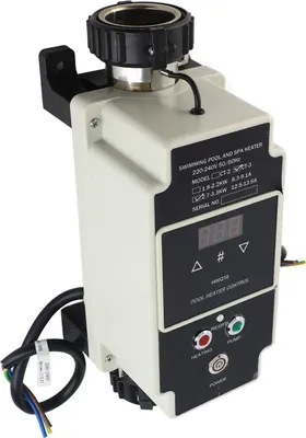 Zdjęcie produktu dla 2.elektryczny podgrzewacz wody do basenu o mocy od 7 do 3,3 kW Termostat z cyfrowym wyświetlaczem do wanny z hydromasażem 220-240 V