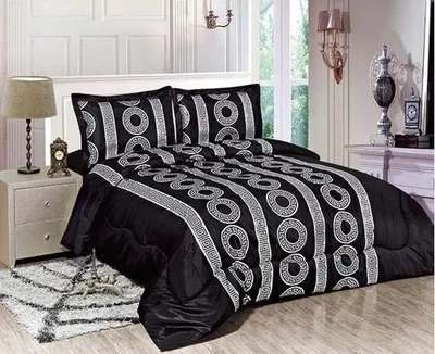 Produktbild von Tagesdecke 3 Teilig Bettwäschen Set Tagesdecke 230x250 cm für 2 Personen Doppelbett