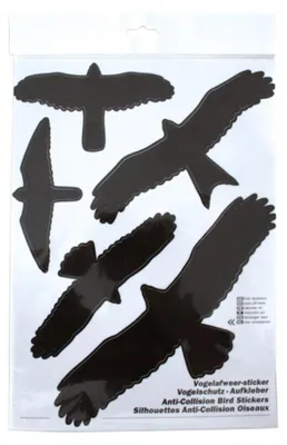Produktbild von BSI Vogelabwehr-Aufkleber, 5 Stück, 14–27 cm