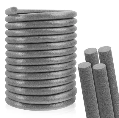 Fugenprofil aus Schaumstoff, rund, 13 mm x 5 m, grau