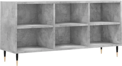 Obrázek produktu pro vidaXL TV skříňka betonová šedá 103,5x30x50 cm odvozený dřevěný výrobek