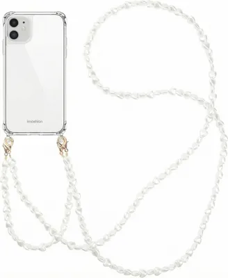 Productafbeelding van imoshion Backcover met koord + armband voor de Apple iPhone 11 - Parels Hartjes