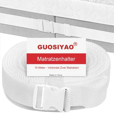 Productafbeelding van Matraswig matrashouder - 10 m - Instelbaar - Liefdesbrug tweepersoonsbedbrug