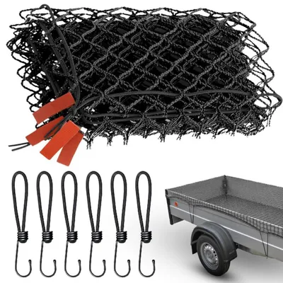 Produktbild von Anhängernetz Ladungssicherung 1.5x2.2m mit Eckmarkierungen & Randverstärkung