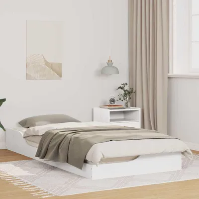 Obrázok produktu pre Maison Exclusive – rám postele biely 80 x 200 cm masívne borovicové drevo