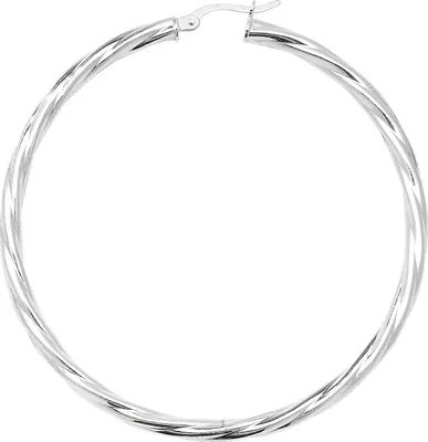 Image de Boucles d'Oreilles Femme Argent fin 925 - 50mm; TRS11518MM50