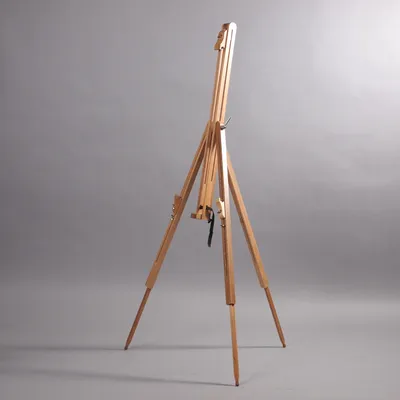 Produktbild von STAFFELEI "KLIMT" 180cm | geöltes Buchenholz | tragbare Künstler Feldstaffelei für Keilrahmen & Leinwand bis 100cm