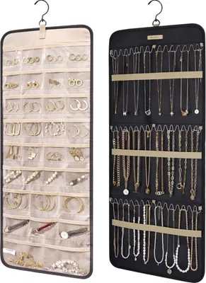 Zdjęcie produktu dla INF Duży dwustronny organizer do zawieszania biżuterii L