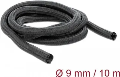 Image de DELOCK Geflechtschlauch selbstschließend 10 m x 9 mm schwarz