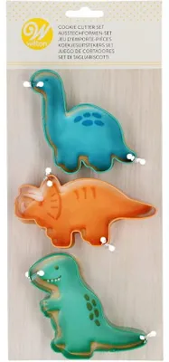 Image de Emporte-pièces Wilton Dinosaures pour Biscuits 3 pcs