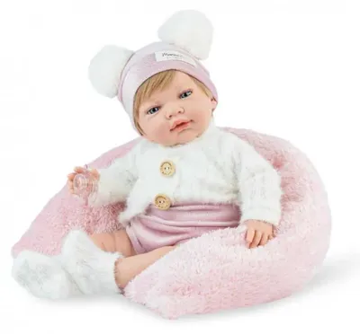 Immagine prodotto di Bambola Reborn spagnola Sweet Baby con cuscino, 42 cm