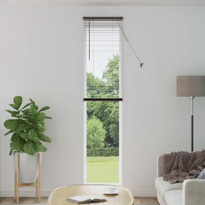 Obrázek produktu pro Venet školní žaluzie Tmavě hnědá s vzorem 213 x 50 cm 25 mm PVC