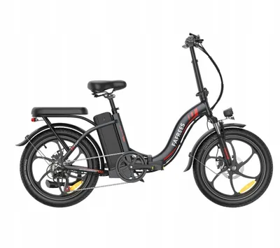 Produktbild von E-Bike 20 Zoll Faltbares Elektrofahrrad Klappfahrrad 20*3.0 Fat Tire klappbar Mountainbike Trekking-E-Bike 250W 20AH 25KM/H Schwarz