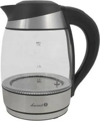 Produktbild von LED-Glaswasserkocher Łucznik WK-2020 1,8l Schwarz