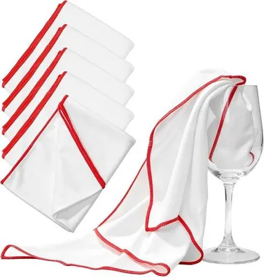 Obrázek produktu pro TSKDKIT, balení 6 kusů, utěrky z mikrovlákna, rozměr 60 x 45 cm, určené k čištění skla