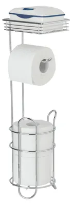 Produktbild von WENKO Toilettenpapierhalter mit Ablage 15 x 18 x 59 cm