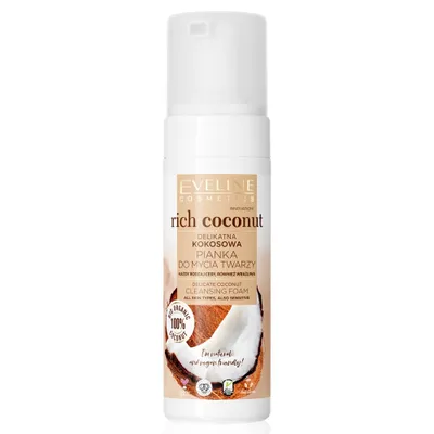 Zdjęcie produktu dla Eveline Cosmetics Rich Coconut – żel oczyszczający, oczyszczanie