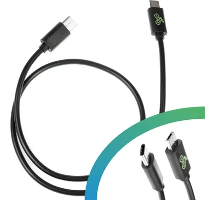 Produktbild von E-Bike USB Ladekabel Bosch Micro A - USB C - 450mm