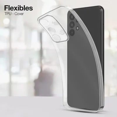 Produktbild von Slim Cover für Samsung Galaxy A13 Hülle Transparent Flexibel Elastisch Backcover Schutzhülle Handyhülle