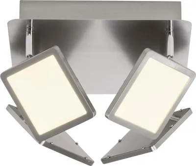 A close-up studio shot of a modern ceiling light fixture.